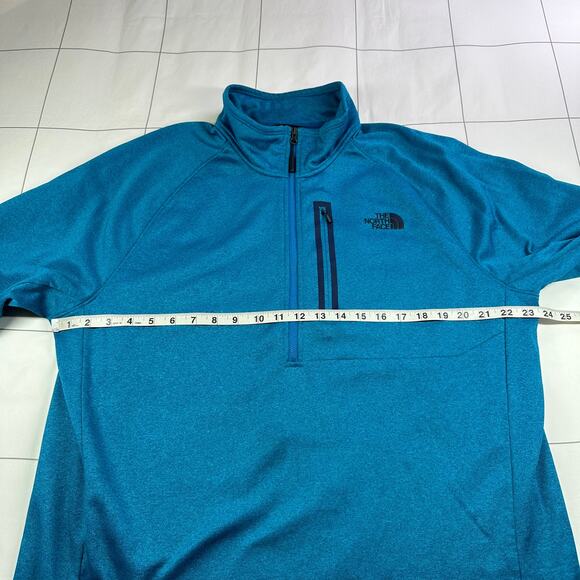 The North Face Canyonlands 1/2 Zip Pullover Mens XXL Blue Fleece Outdoor Hiking - Picture 8 of 9